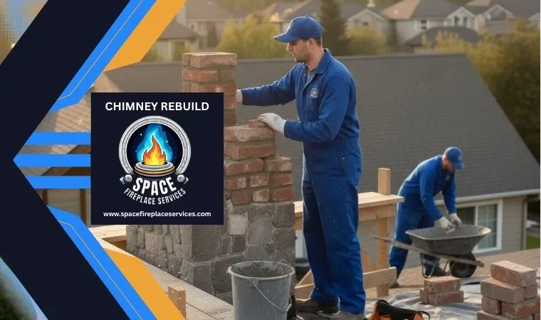 Chimney Rebuild Above Roofline
